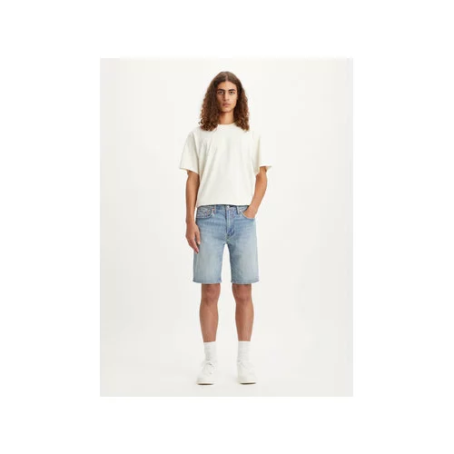 Levi's Jeans kratke hlače 398640102 Modra Straight Fit