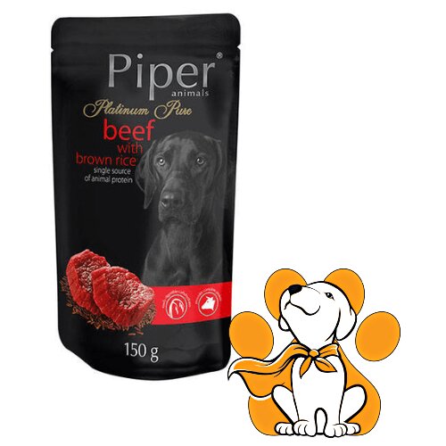 Piper Platinum Pure Beef 150g, Vlažna Hrana Bez Žitarica Na Bazi Govedine Cene