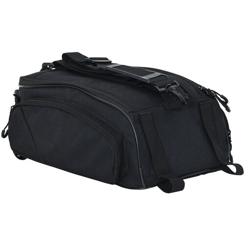 vidaXL Biciklistička Torba za Nosač 12 L Crna 38x21x16 cm Cijene