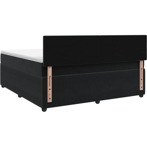  Boxspring krevet s madracem Crna 140 x 190 cm Bar&amp;scaron;un Slike