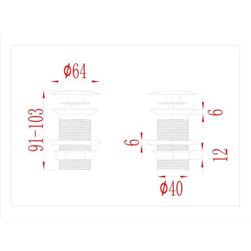 VidaXL Potisni odvod bez za&amp;scaron;tite od prelijevanja zlatni 6,4x6,4x9,1 cm Slike