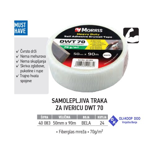Morris Bandaž traka dwt 90m Cene