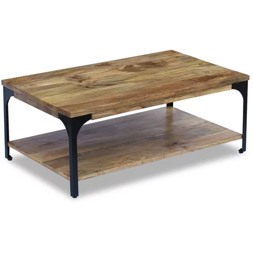 vidaXL Klubska mizica iz mangovega lesa 100x60x38 cm