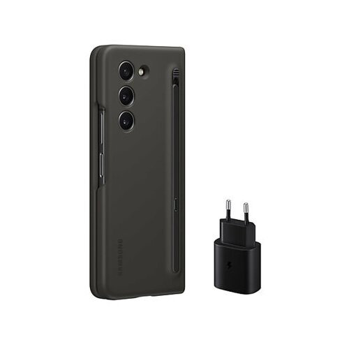 Samsung original Starter Pack EF-OF94KKB za Galaxy Z Fold 5 - črn Slim S Pen Case Ovitek, polnilec adapter Super fast charger TA800 25W in pisalo - črn Cene