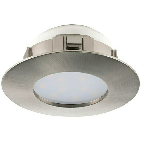 Eglo Ugradbena LED svjetiljka Pineda (6 W, D x &amp;Scaron; x V: 7,8 x 7,8 x 3,5 cm, Mat nikal, Topla bijela) Slike