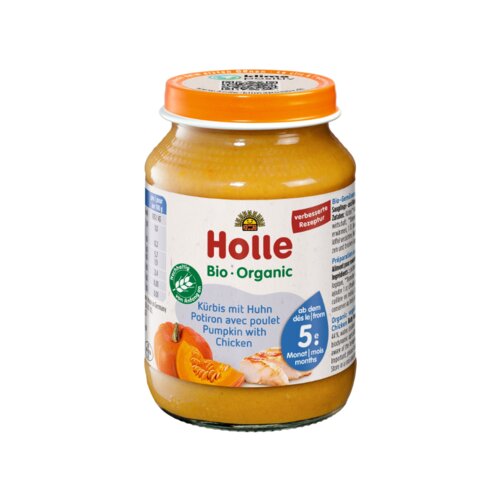 Holle Bio otroška hrana - buča s piščancem Cene