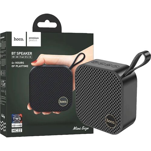 hoco. Brezžični zvočnik, Bluetooth, 1200 mAh, 5W - HC22, črn Cene