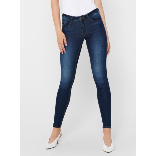 JDY Dark blue skinny fit jeans New Nikki - Women Slike