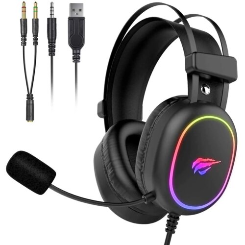 Havit Gamenote RGB LED slušalke z mikrofonom HV-H2016d Cene