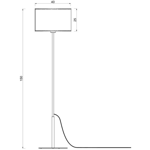  Stojeća lampa ARDEN 1xE27/15W/230V bež Slike