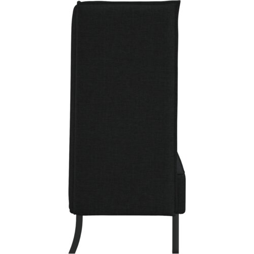 VidaXL visoka sofa Crna 109x56x121 cm Tkanina Slike