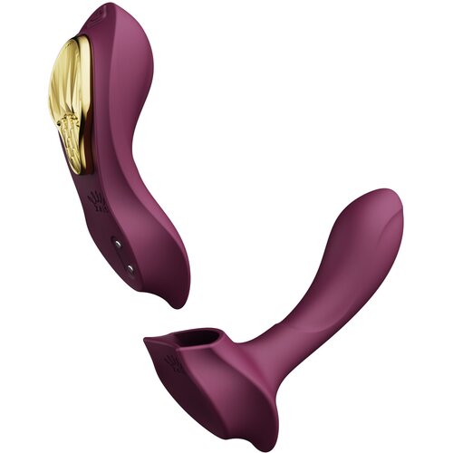 Zalo Aya Wearable Massager Velvet Purple Slike