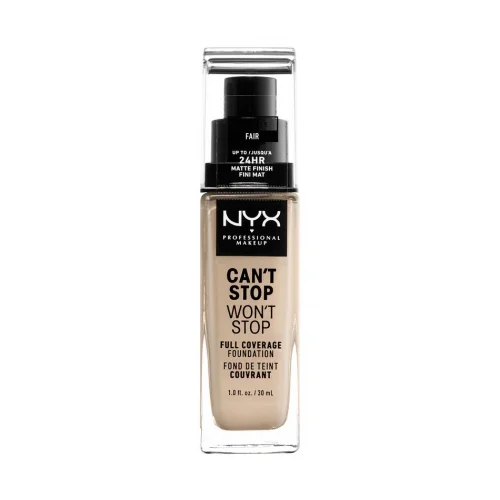 NYX Professional Makeup tekući puder - Can't Stop Won't Stop Full Coverage Foundation - Fair