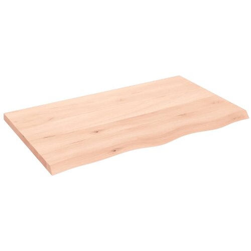 vidaXL Stenska polica 100x60x4 cm neobdelana trdna hrastovina Cene