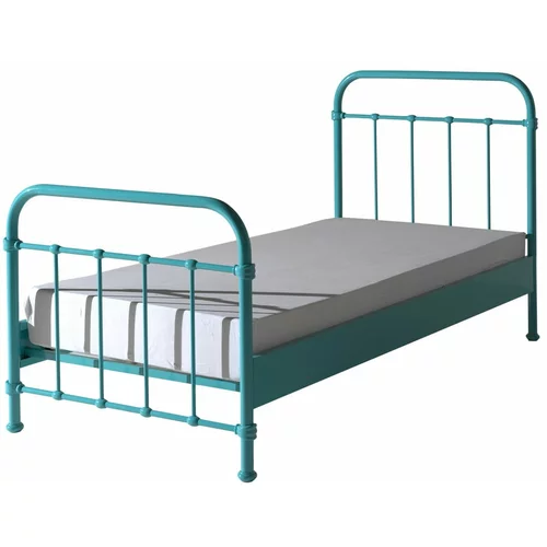 Vipack mint zeleni metalni dječji krevet New York, 90 x 200 cm