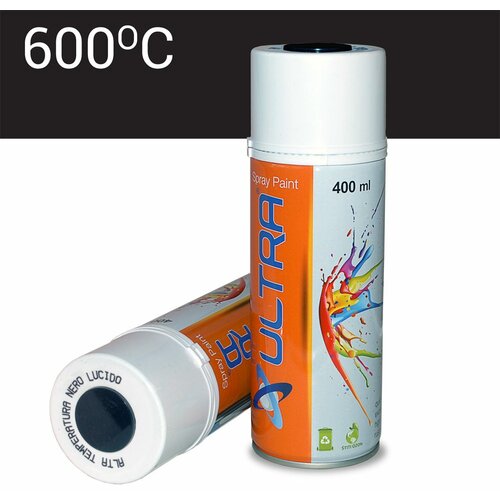 Ultra color spray 400ml crni sjaj 600 stepeni Cene