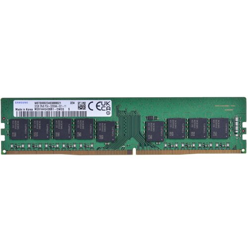 SAMSUNG SEMICONDUCTOR Samsung M391A4G43BB1-CWE memory module 32 GB 1 x 32 GB DDR4 3200 MHz ECC Cijene