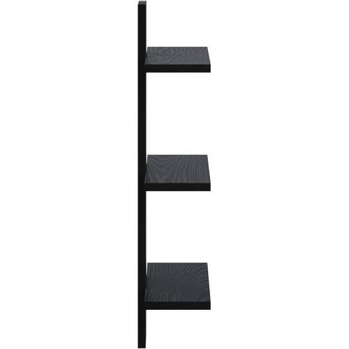  Zidna polica Crni hrast 30 x 13.5 x 64.5 cm Prerađeno drvo Slike