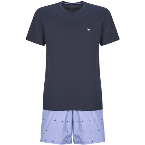 Emporio Armani SHORT PYJAMA SET AF18543 Plava Slike
