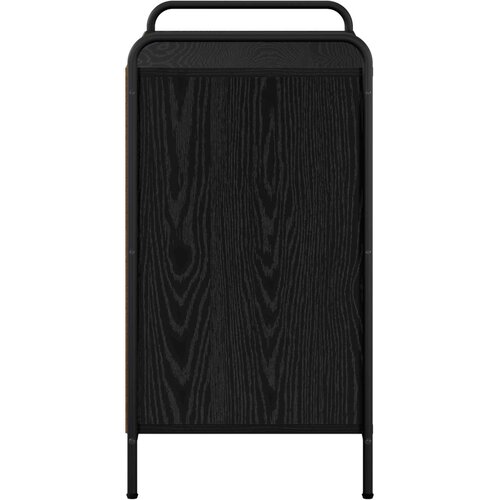 Ormar za cipele 85 x 39,5 x 75 cm Konstruirano drvo Crni hrast Slike