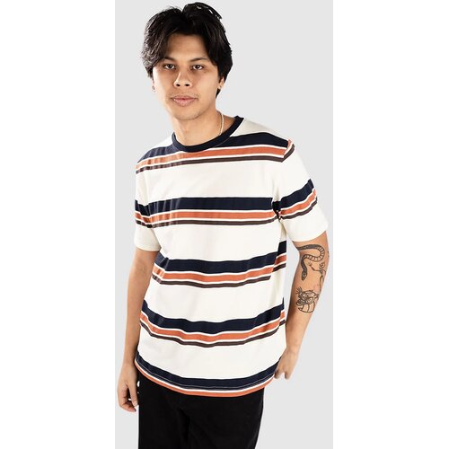 Anerkjendt Akkikki Mix Stripe T-shirt tofu Slike