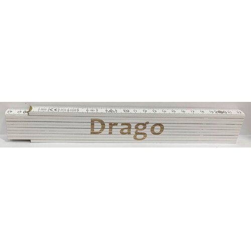 HEKA Zložljiv meter (napis: Drago, bele barve, 2 m) Cene