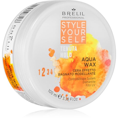 Brelil Num&amp;eacute;ro Style YourSelf Aqua Wax vosek za lase 100 ml Slike