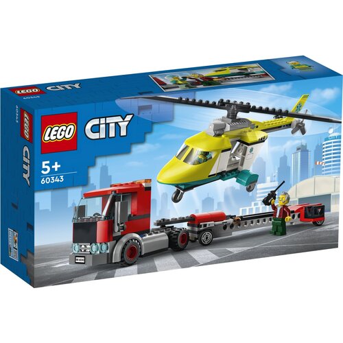 Lego 60343 Transporter za re&amp;scaron;ilni helikopter Slike