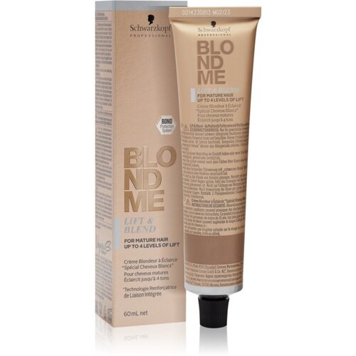 Schwarzkopf Blondme Lift & Blend posvjetljujuća krema za plavu kosu nijansa Ash 60 ml Cijene