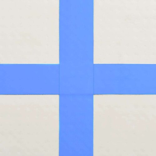  Napihljiva gimnastična podloga s tlačilko 60x100x10 cm modra, (20753846) Slike
