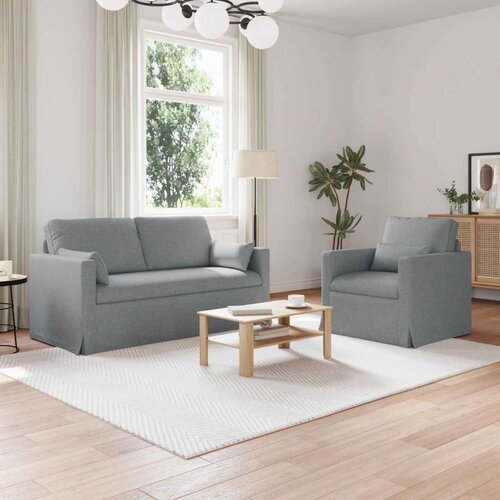 SOFA Kavč 2 pcs Svetlo siva, (5000145808) Cene