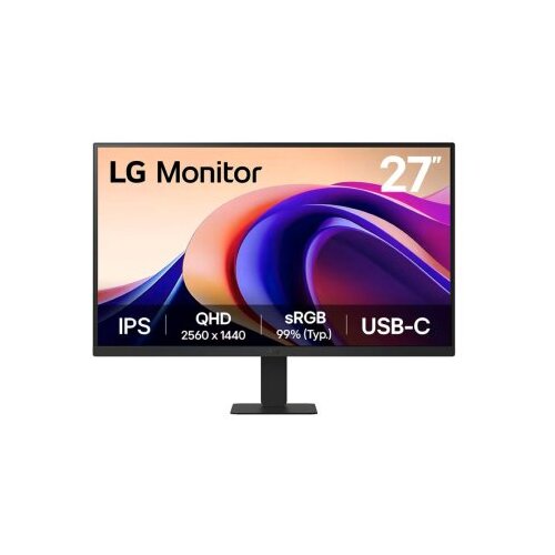 LG 27&amp;Prime; 27U631A-B QHD 2560x1440100Hz, IPS, 5ms, 250cd, HDMIType-C (15W), VESA100x100, Tilt Slike