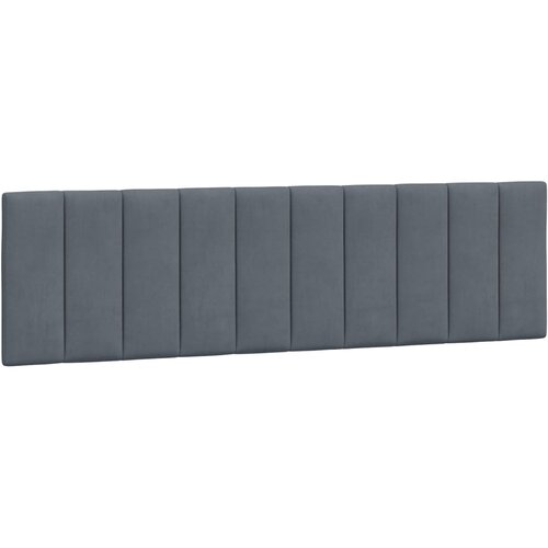 Maison Chic posteljno vzglavje - vzglavna omarica - vzglavna stranica temno siva 180 cm žamet, (21704065) Cene