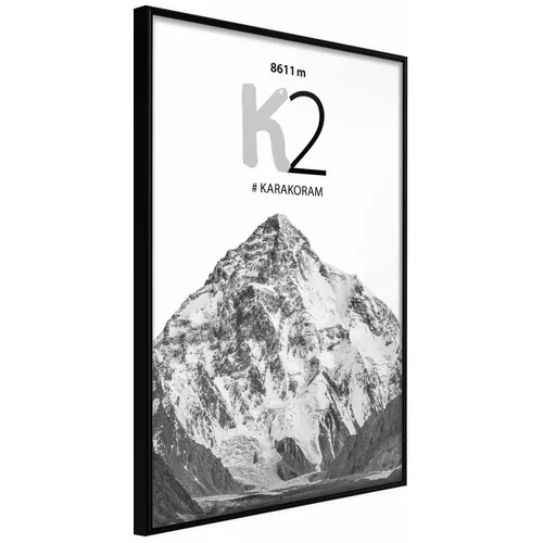  Poster - Peaks of the World: K2 40x60