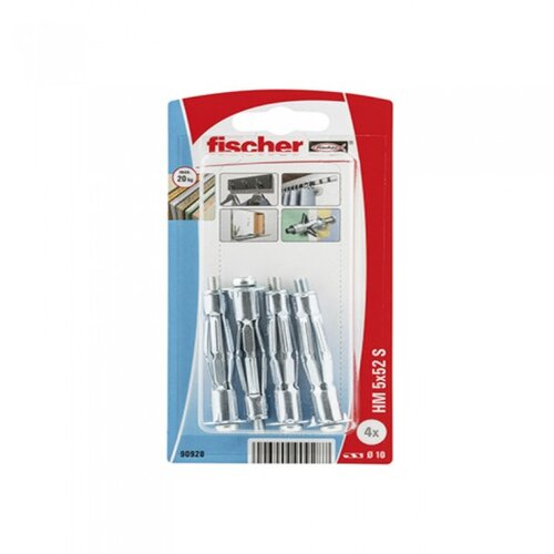 Fischer Kovinski vložki za votle stene HM (5 x 52 mm, 4 kosi) Cene