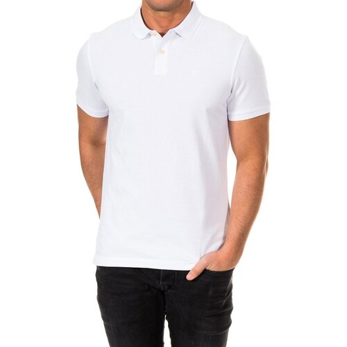 Hackett Polo majice kratki rokavi HM561503-800 Bela Cene