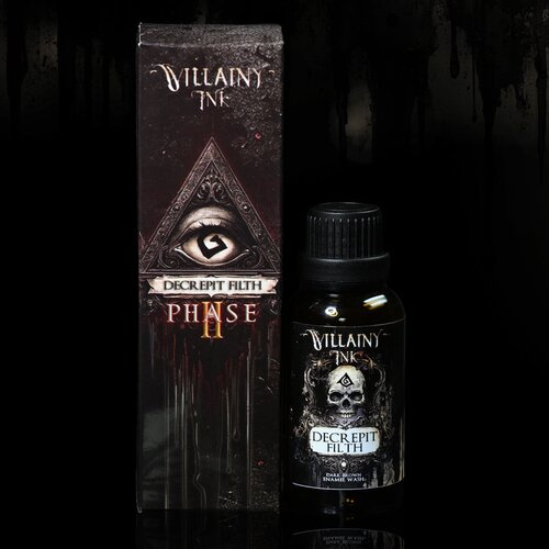 Villainy Ink decrepit filth (phase ii) | dark brown enamel wash | weathering & darkening effect Cene