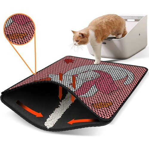 WALLXPERT Nrszn0084 multicolor cat litter mat Cene