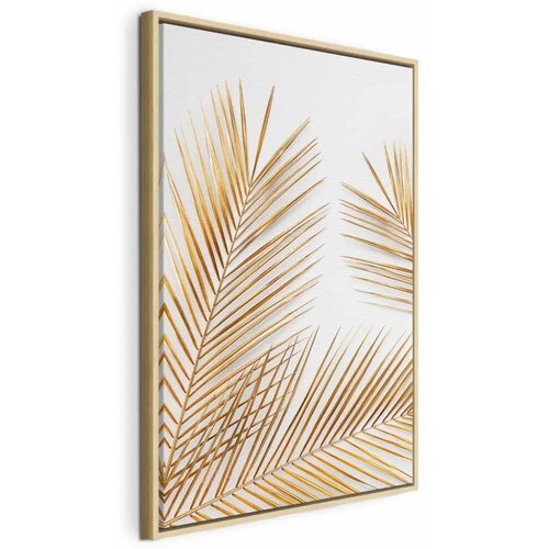  Slika - Golden Palm Leaves (1 Part) Vertical 80x120 Cene