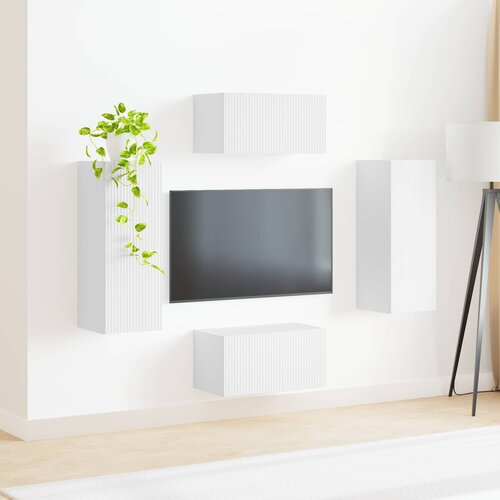  Set TV komoda 2 kom. Bijelo Slike