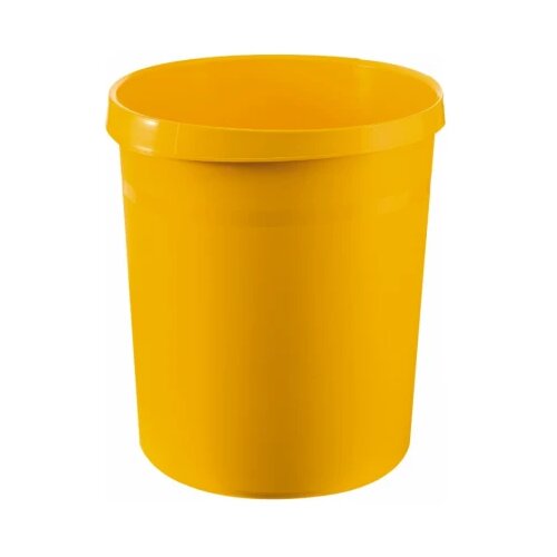 Korpa za otpatke 18l, okrugla plastična Han žuta 05KD02G Cene