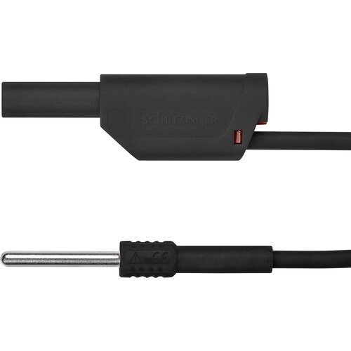 Schützinger AL 8323 / 1 / 100 / SW adapterski kabel moški konektor 4 mm moški konektor 4 mm črna 1 kos, (20423022) Cene