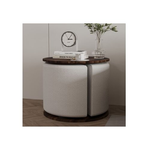 Hanah home Pomoćni stočić Vexana Walnut Slike