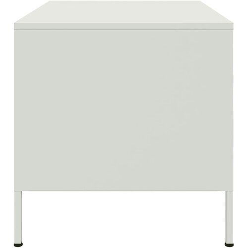  Stolić za kavu bijeli 68 x 50 x 50,5 cm čelik Slike
