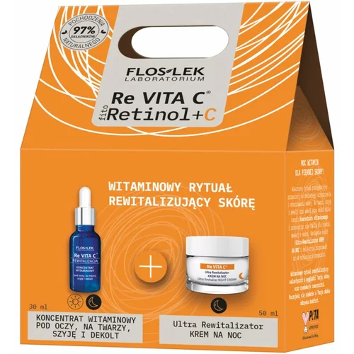 FlosLek Laboratorium Revita C poklon set (s retinolom)