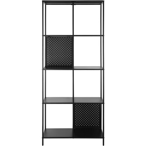 St&amp;oslash;raa Črn kovinski regal 75x180 cm Charleston &amp;ndash; Slike