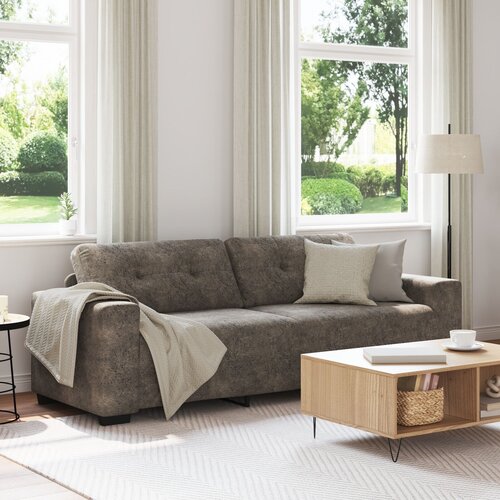 vidaXL Temno siva Poliester Velika Sedi veliko Velika sofa Cene