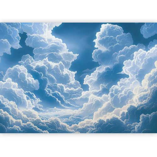  Foto tapeta - Blue Sky Breaking Through White Fluffy Clouds 294x210 Cijene