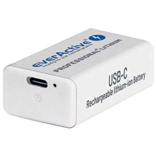  Rechargeable battery 6F22 /9V Li-ion 550 mAh with USB TYPE C Slike