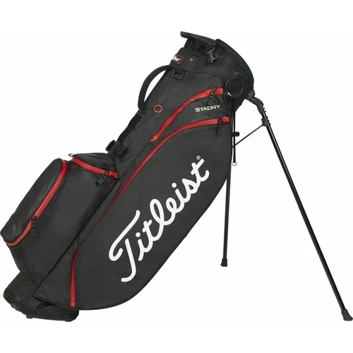 Titleist Players 4 StaDry Black/Black/Red Golf torba